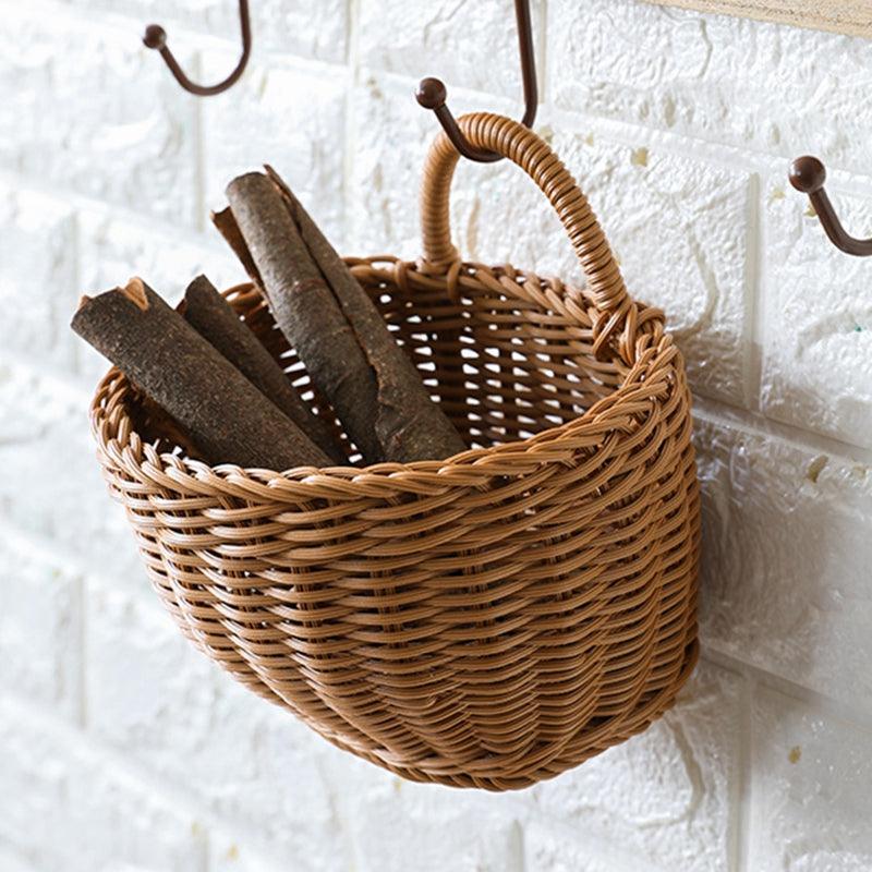 CottageBloom - Ländlicher Hängepflanzkorb | Vintage-Stil | Dekorative Eleganz