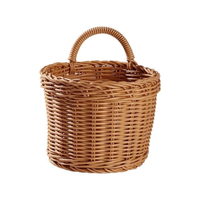 CottageBloom - Ländlicher Hängepflanzkorb | Vintage-Stil | Dekorative Eleganz