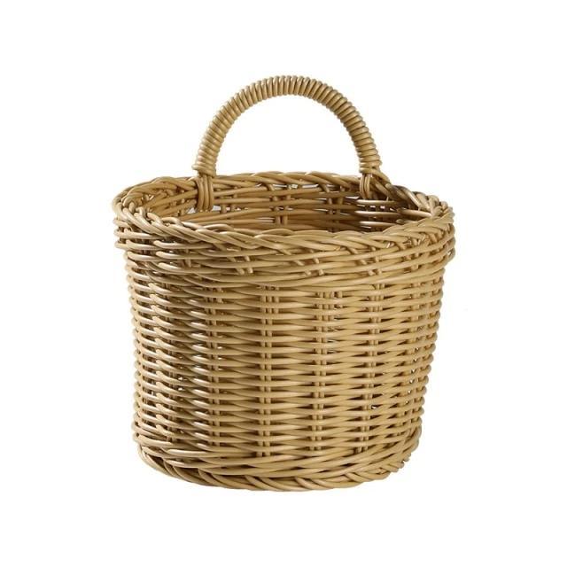 CottageBloom - Ländlicher Hängepflanzkorb | Vintage-Stil | Dekorative Eleganz