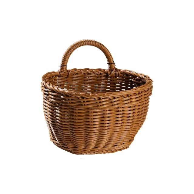 CottageBloom - Ländlicher Hängepflanzkorb | Vintage-Stil | Dekorative Eleganz