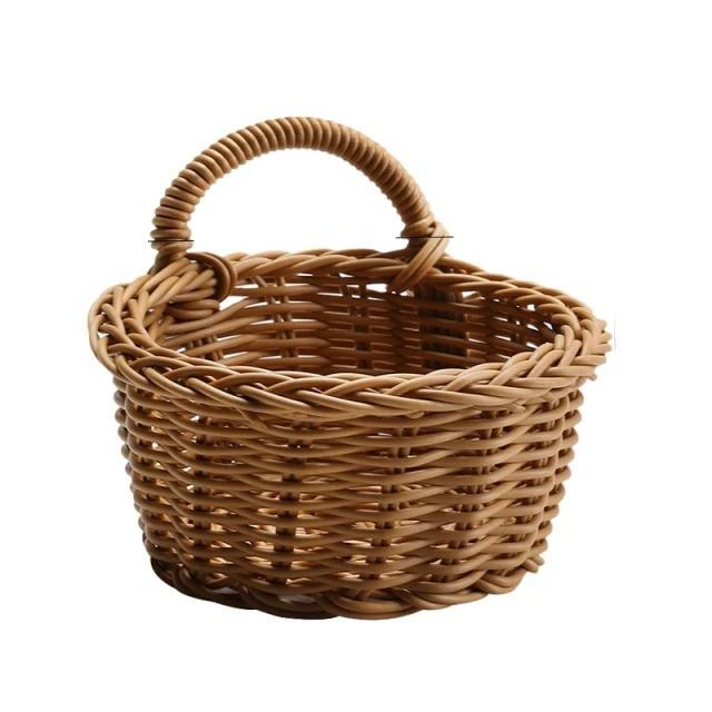 CottageBloom - Ländlicher Hängepflanzkorb | Vintage-Stil | Dekorative Eleganz