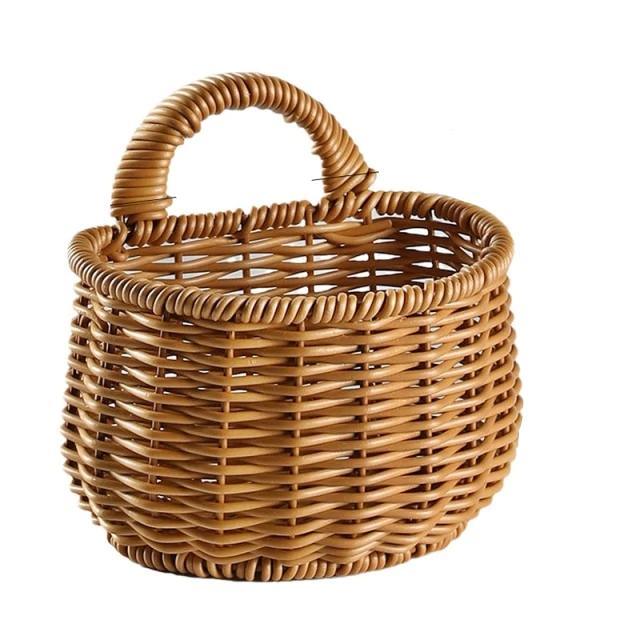 CottageBloom - Ländlicher Hängepflanzkorb | Vintage-Stil | Dekorative Eleganz