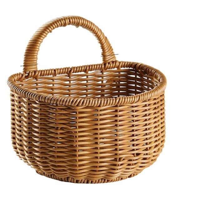 CottageBloom - Ländlicher Hängepflanzkorb | Vintage-Stil | Dekorative Eleganz