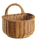CottageBloom - Ländlicher Hängepflanzkorb | Vintage-Stil | Dekorative Eleganz