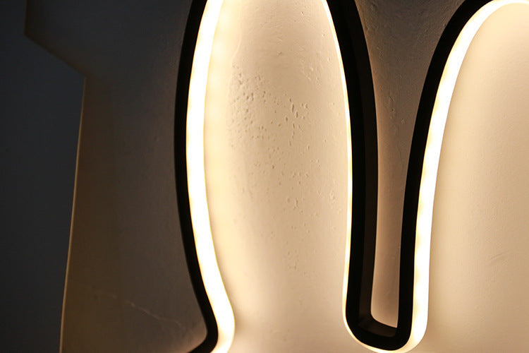 LumiRabbit Moderne LED Nachttischlampe | Dimmbar | Stimmungslicht | Kabelloses Design