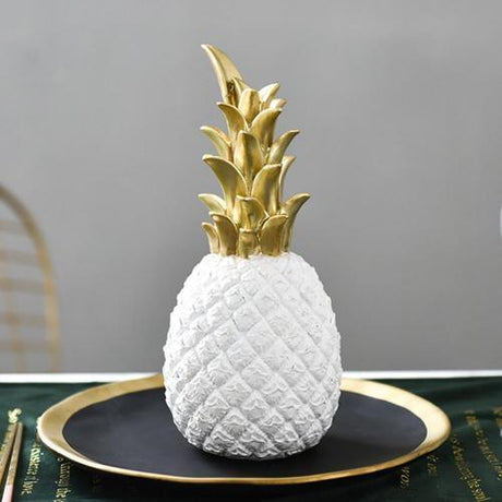 PineLux Glänzende Ananas Dekofigur | Modernes Design | In 3 Farben & Größen erhältlich