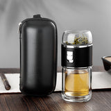 ThermoLeaf Doppelwandige Tee-Infuser Thermosflasche | Doppelglas | Nachhaltig | Tee- & Kaffeezubereitung