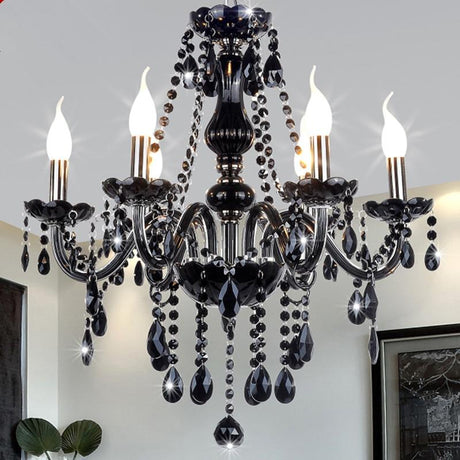 LumiCascade Retro Kristall-Kronleuchter | Modernes Design | Tropfenförmige Eleganz