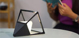 LumiPyramid Touch LED Lampe | Dimmbare Beleuchtung | Stilvolle Diamant-Optik | Perfekt für Zuhause & Büro