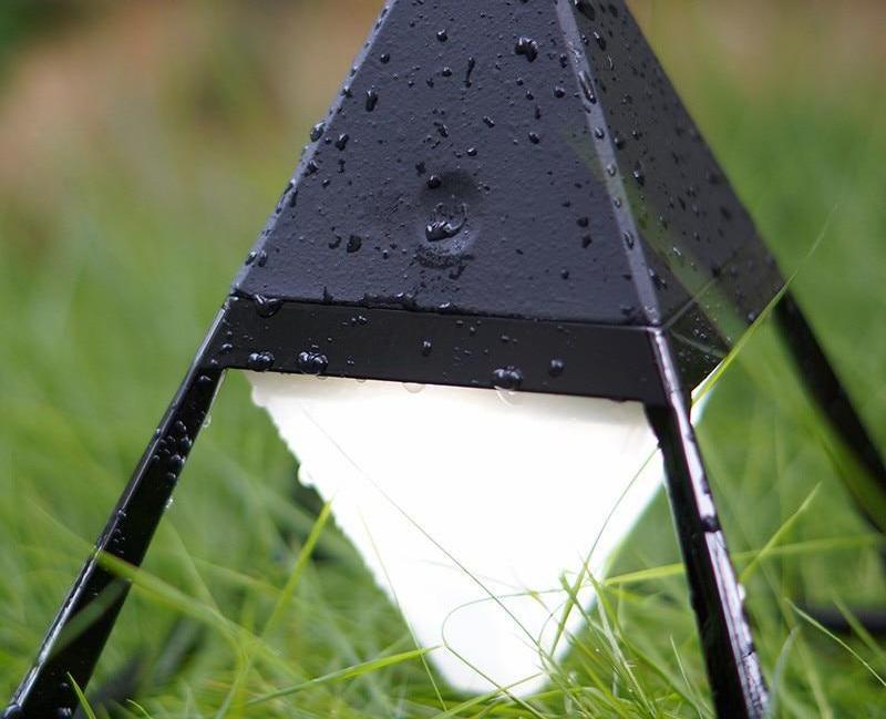 LumiPyramid Touch LED Lampe | Dimmbare Beleuchtung | Stilvolle Diamant-Optik | Perfekt für Zuhause & Büro