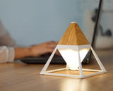 LumiPyramid Touch LED Lampe | Dimmbare Beleuchtung | Stilvolle Diamant-Optik | Perfekt für Zuhause & Büro