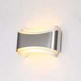 LunaCurve LED Wandleuchte | Modernes Design | Geschwungene Energiesparleuchte