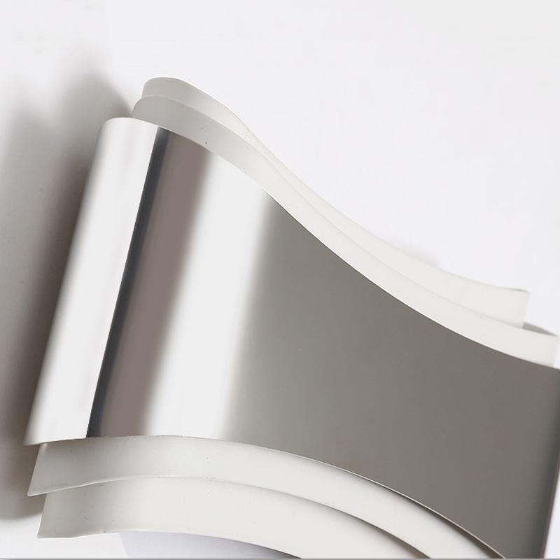 LunaCurve LED Wandleuchte | Modernes Design | Geschwungene Energiesparleuchte