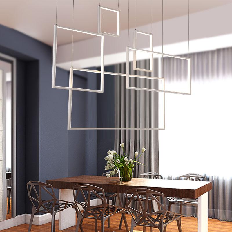Lustreon Art Deco Hängeleuchte | Modernes Design | Warmweiß & Kaltweiß | Elegante Beleuchtung für Wohnzimmer
