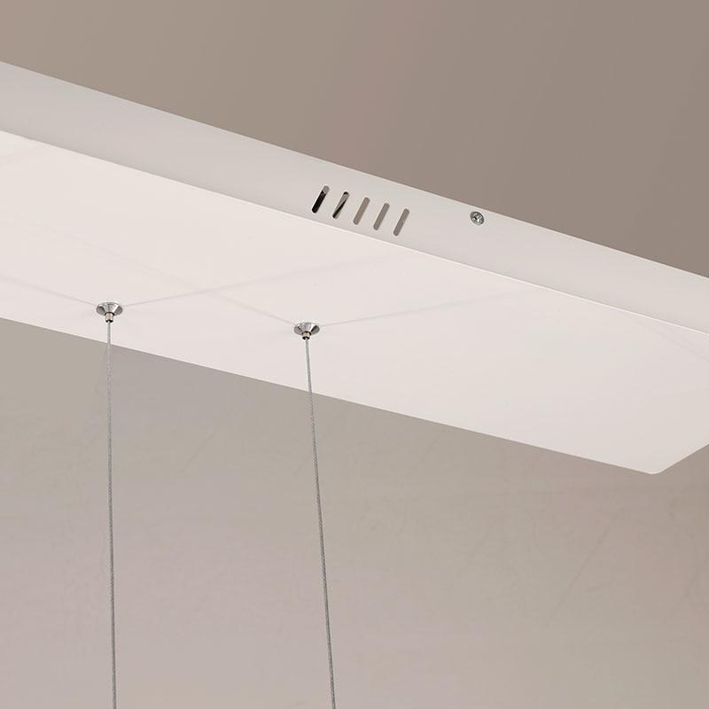 Lustreon Art Deco Hängeleuchte | Modernes Design | Warmweiß & Kaltweiß | Elegante Beleuchtung für Wohnzimmer
