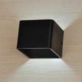 LumiBloc LED Wandlampe | Up & Down Licht | Modernes Würfel-Design | Holz & Farbvarianten
