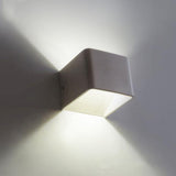 LumiBloc LED Wandlampe | Up & Down Licht | Modernes Würfel-Design | Holz & Farbvarianten