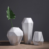 GeoMarble Geometrische Marmor-Vasen | Zeitloses Design | Hochwertige Dekoration | Perfekt für Zuhause
