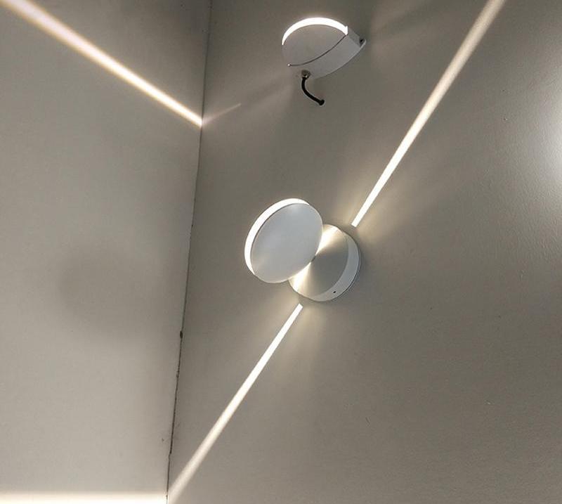 LuminoArc - Kreisförmige LED Wandlampe | Moderne Wandbeleuchtung | Warmes & Kühles Licht