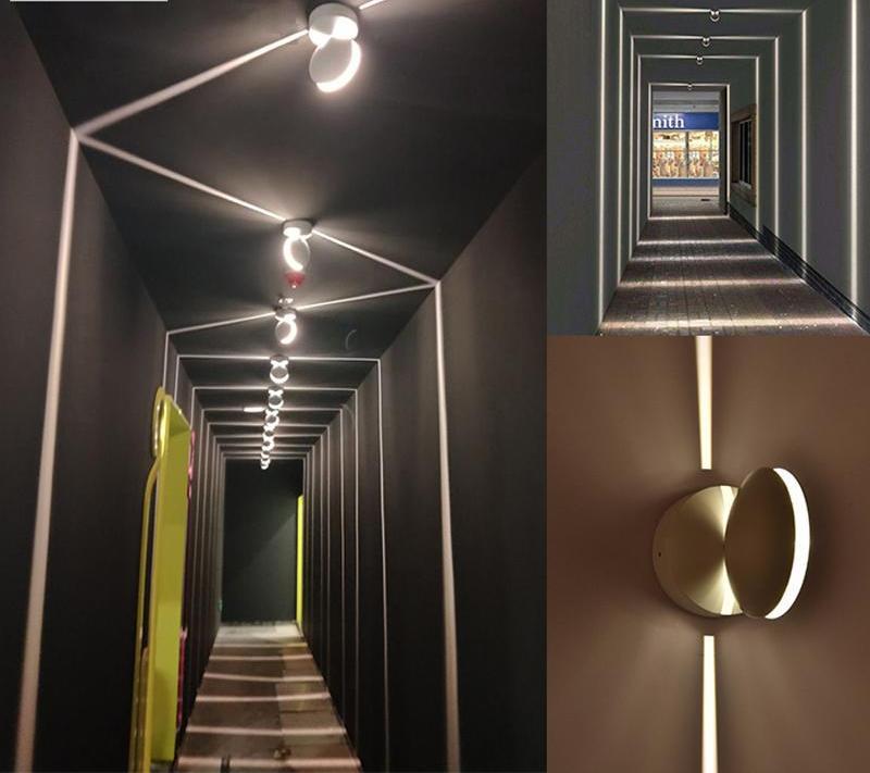 LuminoArc - Kreisförmige LED Wandlampe | Moderne Wandbeleuchtung | Warmes & Kühles Licht