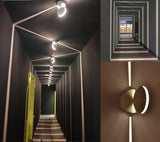 LuminoArc - Kreisförmige LED Wandlampe | Moderne Wandbeleuchtung | Warmes & Kühles Licht