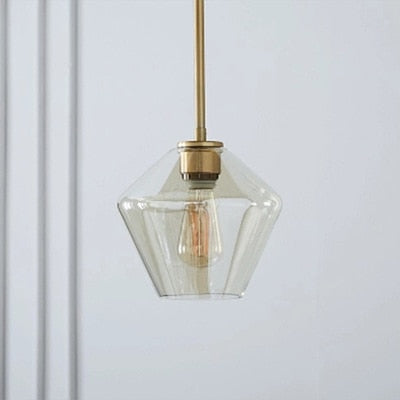 GlowVerve Glas-Pendelleuchte | Modernes Design | Elegante Hängelampe für Zuhause