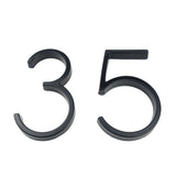 Numera Modern Hausnummern | Stilvolles Design | Wetterfest & Langlebig | Außenbereich
