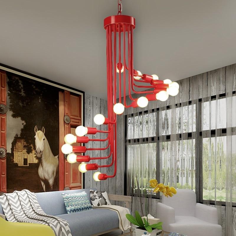 EternaSpiral - Moderne Nordic LED Spiral-Kronleuchter | Elegante Deckenleuchte | Dimmbar | Stimmungsvolle Beleuchtung