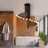 EternaSpiral - Moderne Nordic LED Spiral-Kronleuchter | Elegante Deckenleuchte | Dimmbar | Stimmungsvolle Beleuchtung