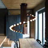 EternaSpiral - Moderne Nordic LED Spiral-Kronleuchter | Elegante Deckenleuchte | Dimmbar | Stimmungsvolle Beleuchtung