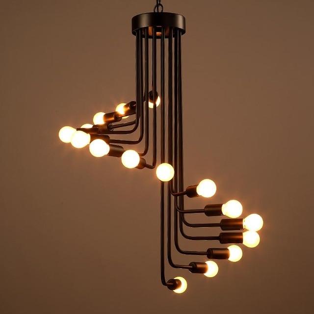 EternaSpiral - Moderne Nordic LED Spiral-Kronleuchter | Elegante Deckenleuchte | Dimmbar | Stimmungsvolle Beleuchtung