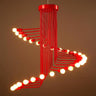 EternaSpiral - Moderne Nordic LED Spiral-Kronleuchter | Elegante Deckenleuchte | Dimmbar | Stimmungsvolle Beleuchtung