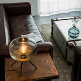 GlowDome Glastischlampe | Nordic Design | LED Tischleuchte | Stimmungslicht | Elegante Dekoration für Zuhause