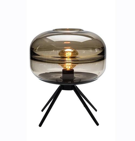 GlowDome Glastischlampe | Nordic Design | LED Tischleuchte | Stimmungslicht | Elegante Dekoration für Zuhause