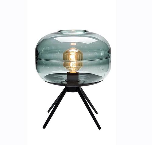 GlowDome Glastischlampe | Nordic Design | LED Tischleuchte | Stimmungslicht | Elegante Dekoration für Zuhause