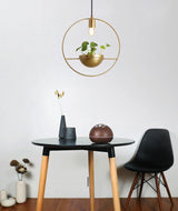 PlantGlow Moderne Nordic Planter Lampe | LED Pflanzenlampe | Stilvolle Beleuchtung und Pflanzenhalter | Dekoration für Zuhause