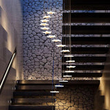 LunaStellar Hängender Sternen-Kronleuchter | Designer LED-Beleuchtung | Warmweiß & Kaltweiß | Modernes Design
