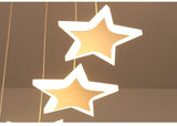LunaStellar Hängender Sternen-Kronleuchter | Designer LED-Beleuchtung | Warmweiß & Kaltweiß | Modernes Design