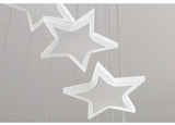 LunaStellar Hängender Sternen-Kronleuchter | Designer LED-Beleuchtung | Warmweiß & Kaltweiß | Modernes Design
