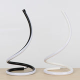 LumoSpira - Dimmable LED Spiral Tischlampe | Modernes Design | Stimmungslicht & Leselampe | Dekoration für Zuhause