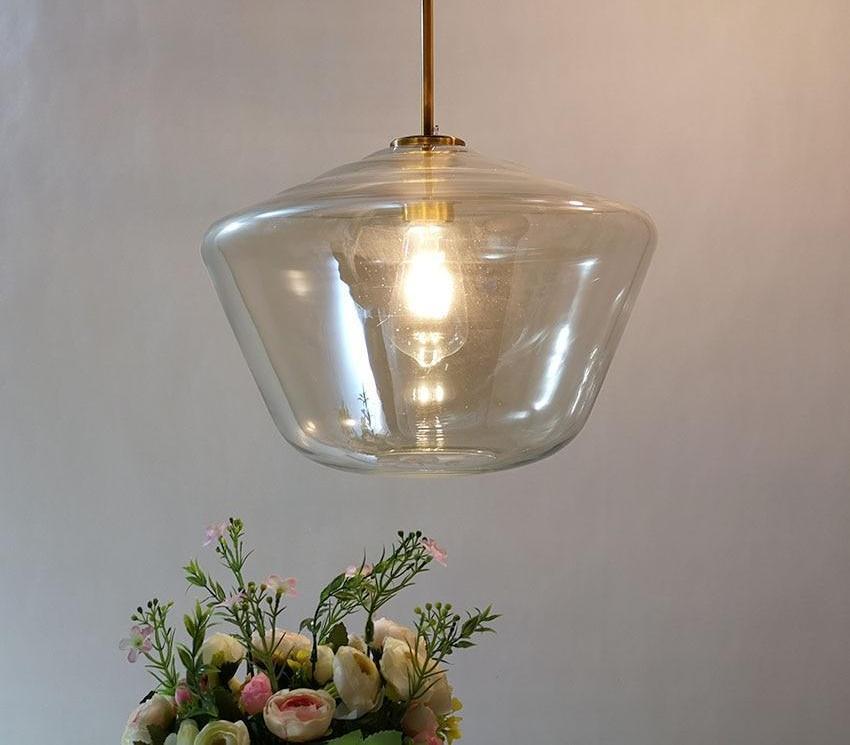 GlowVerve Glas-Pendelleuchte | Modernes Design | Elegante Hängelampe für Zuhause