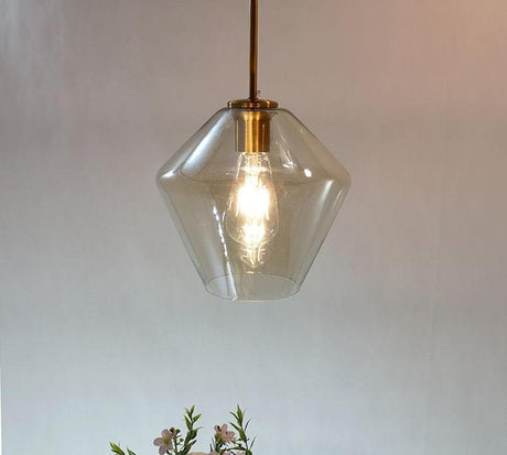 GlowVerve Glas-Pendelleuchte | Modernes Design | Elegante Hängelampe für Zuhause