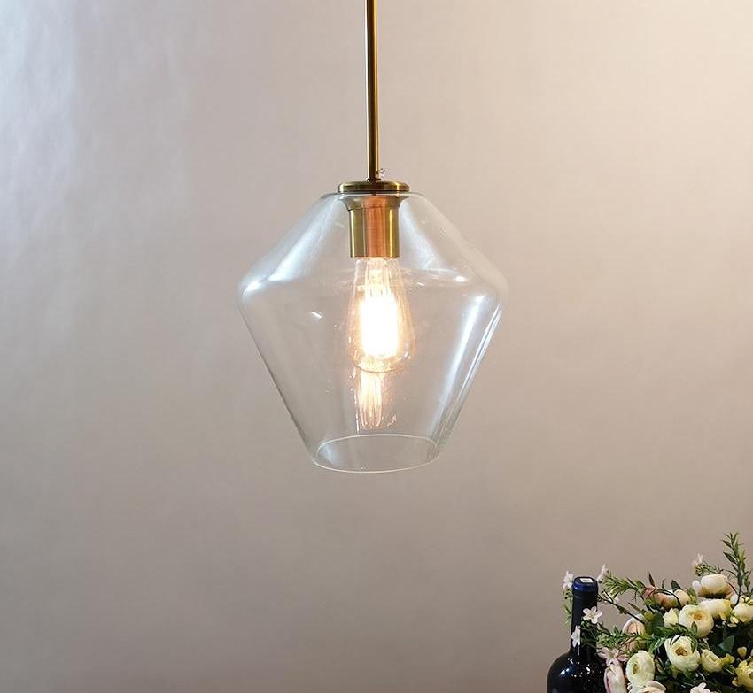 GlowVerve Glas-Pendelleuchte | Modernes Design | Elegante Hängelampe für Zuhause