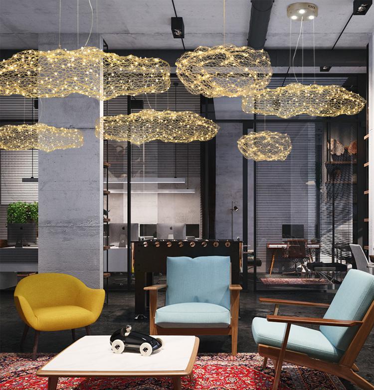 Celestara Art Deco LED Wolkenlampe | Modernes Design | Stimmungsvolle Beleuchtung | Elegante Deko