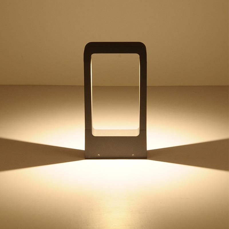 LumoFrame - Moderne Gartenlampe mit schwarzem Rahmen | Outdoor LED Leuchte | Wetterfest | Stimmungsvolle Beleuchtung