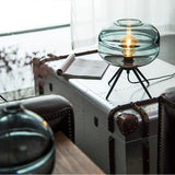 GlowDome Glastischlampe | Nordic Design | LED Tischleuchte | Stimmungslicht | Elegante Dekoration für Zuhause
