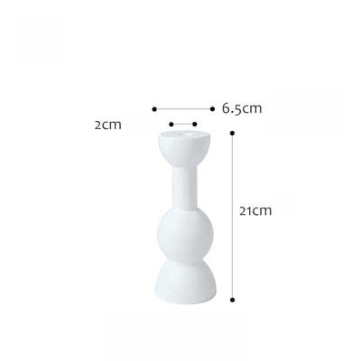 Lumeva Elegante Kerzenhalter Set | Minimalistisches Design | Dekoration für Wohnzimmer, Esstisch & besondere Anlässe