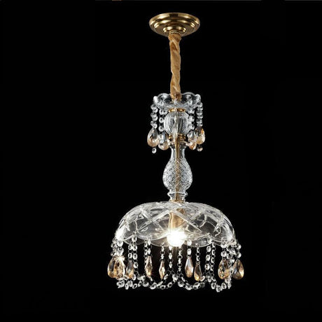 LuxeVara Luxus Kristallkronleuchter | Designer Pendelleuchte | Elegante Beleuchtung | Moderne Raumdeko