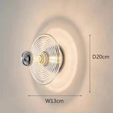 LustroVintage LED Glas-Wandleuchter | Elegantes Retro-Design | Energieeffizient | Perfekte Deko für Wohnzimmer & Flur