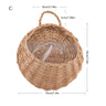 RattaBloom Wand-Pflanzgefäß aus Rattan | Hängender Pflanzenhalter | Dekoratives Garten-Accessoire